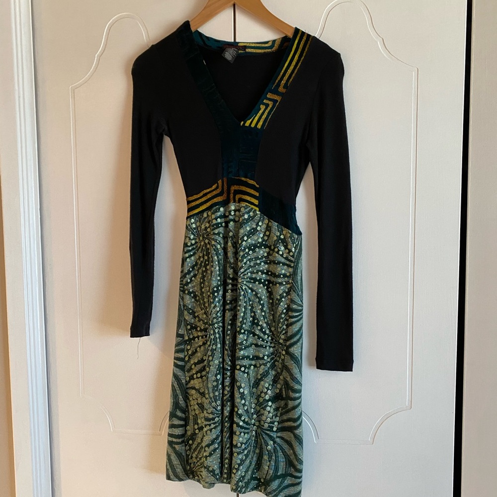 Custo Barcelona Midi Embellished Dress